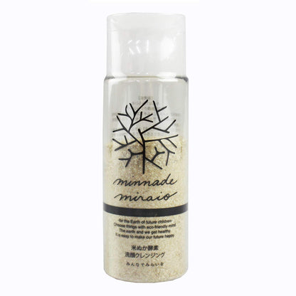 minnade miraio Rice Bran Enzyme Cleansing Wash 70g for Gentle Cleansing