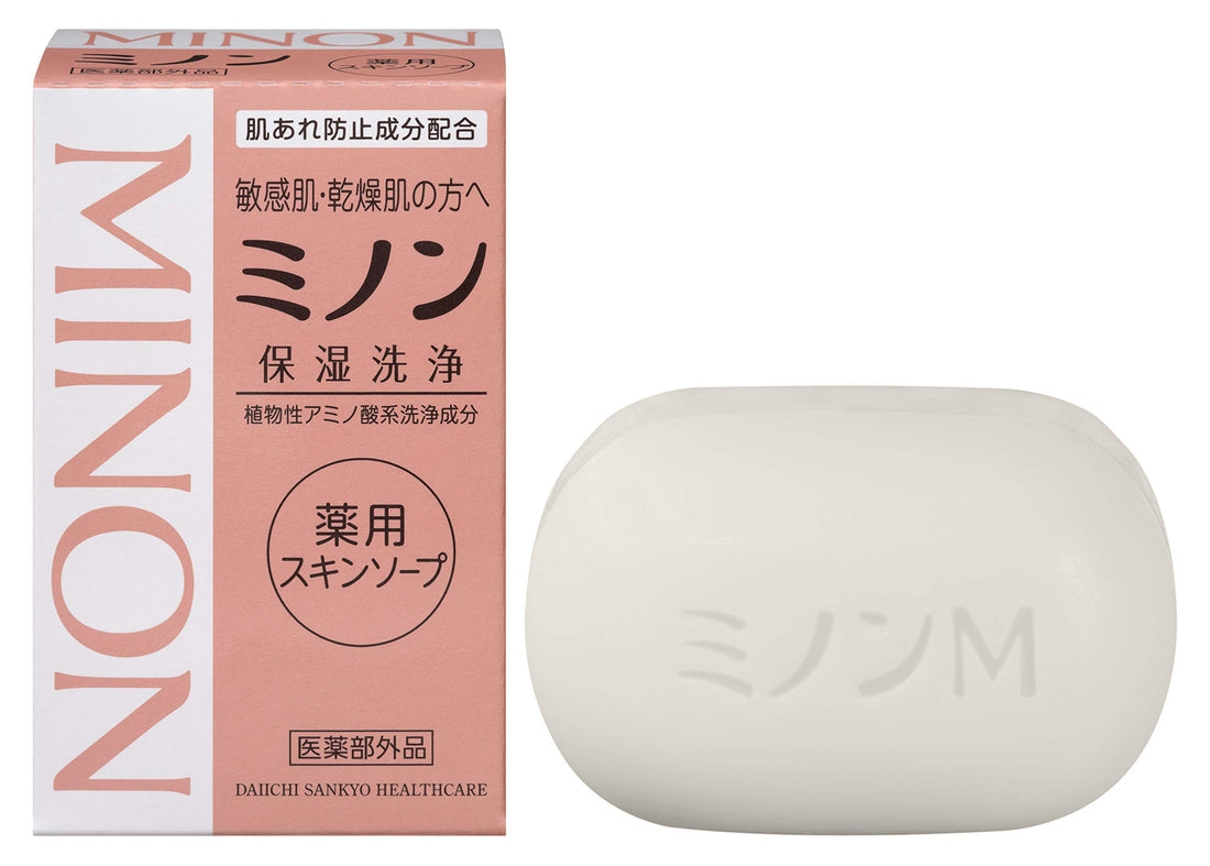 MINON Skin Soap 80g Gentle Cleansing Bar for Hydration