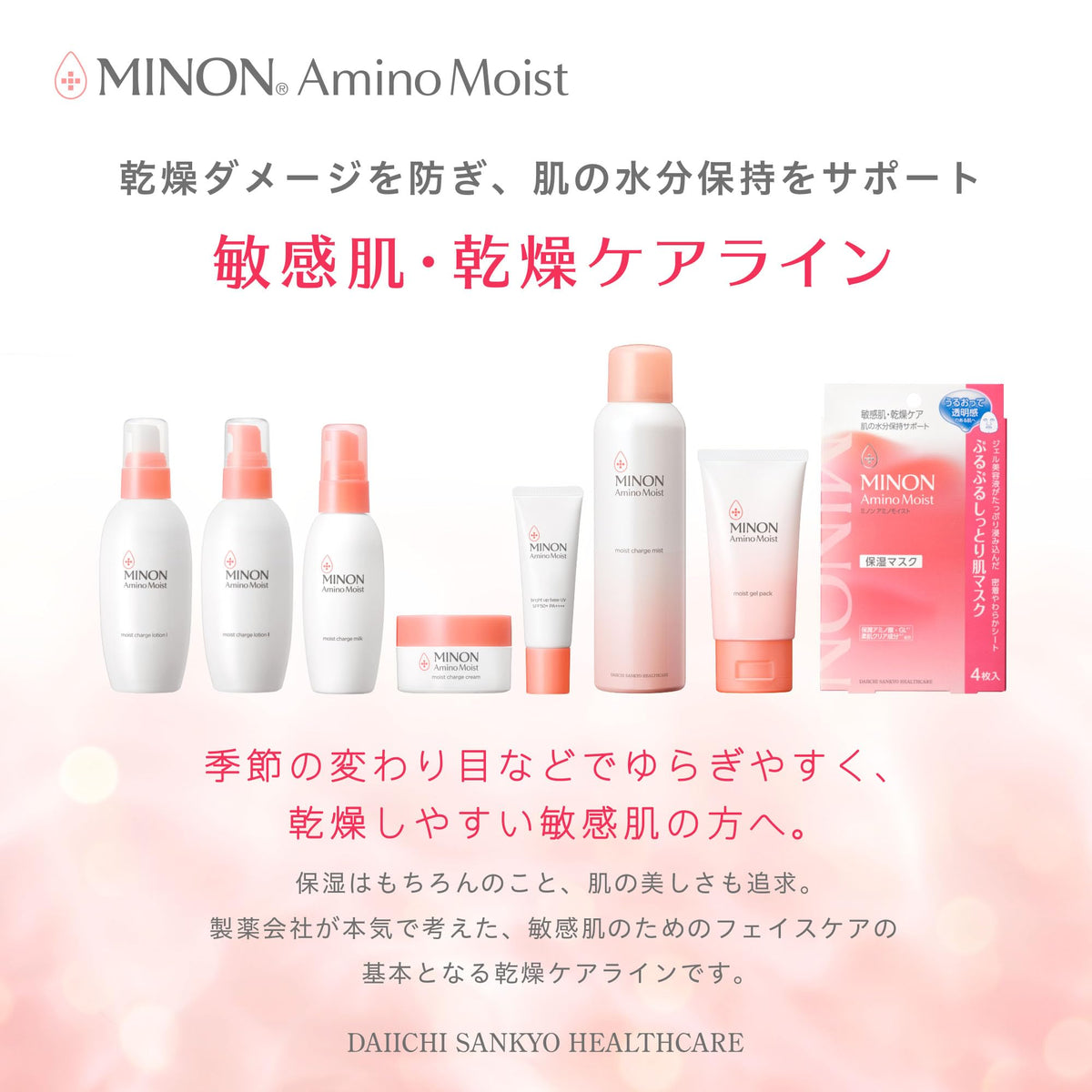 MINON Moist Charge Lotion II 150mL Hydrating Japanese Skincare