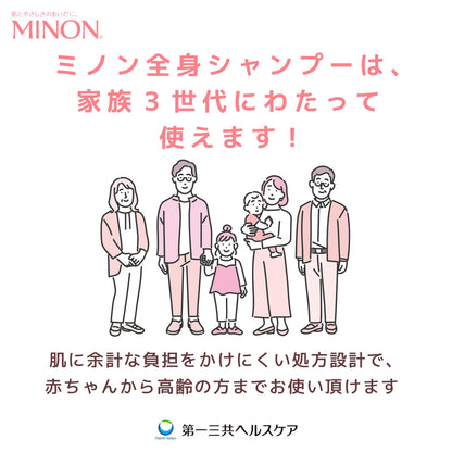 MINON Moisturizing Milk 400mL for Hydration and Gentle Care