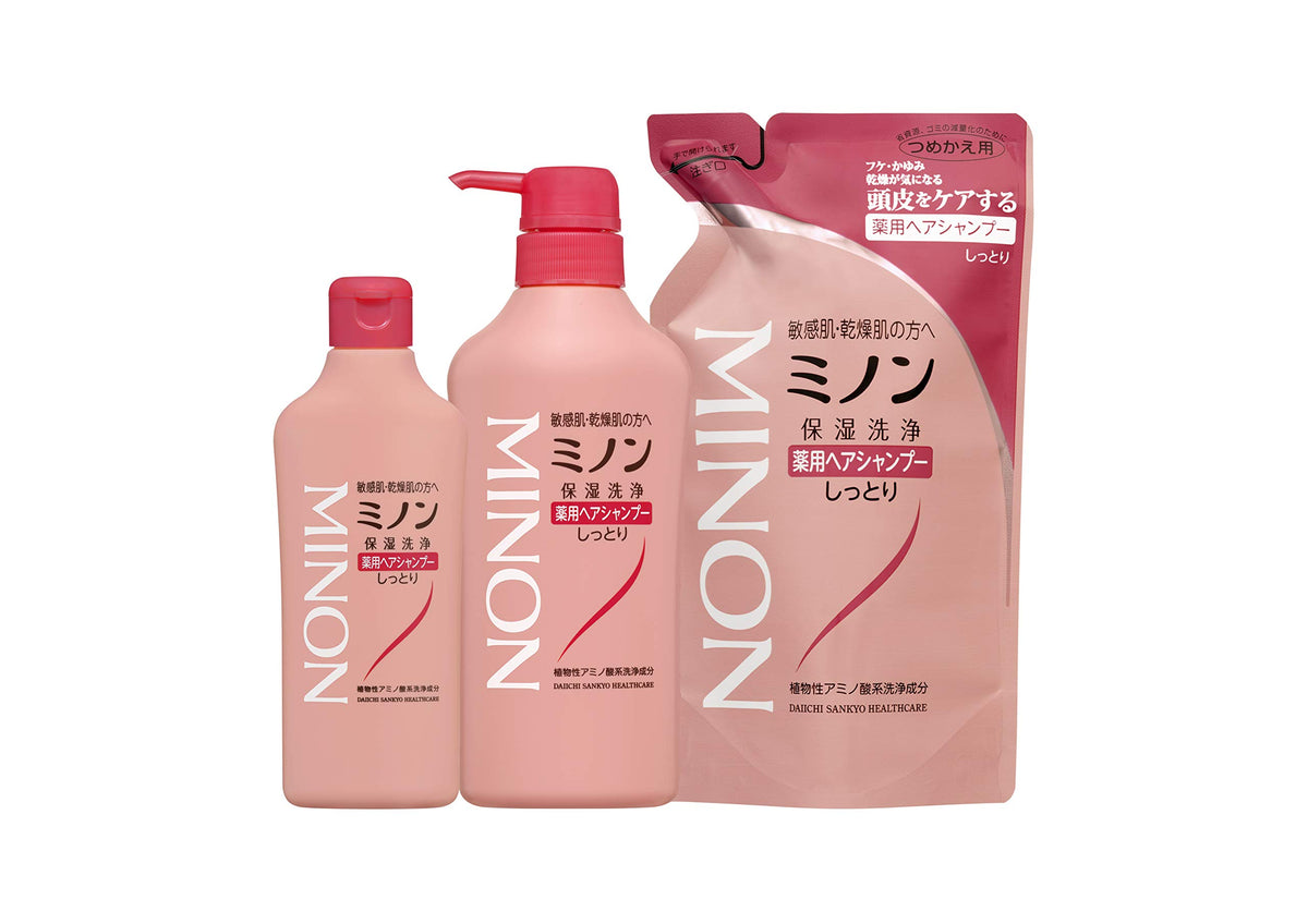 MINON Moisture Care Shampoo 450mL for Sensitive Skin