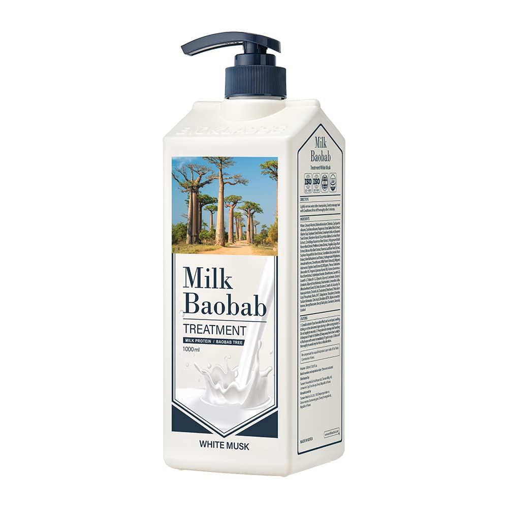 MILK BAOBAB Traitement Capillaire au Musc Blanc 1000ml