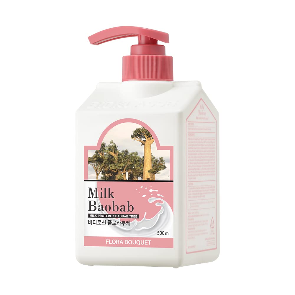 MILK BAOBAB Body Lotion Floral Bouquet 500ml for Hydration