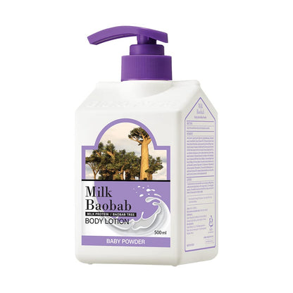 MILK BAOBAB Body Lotion with Baby Powder Scent 500ml