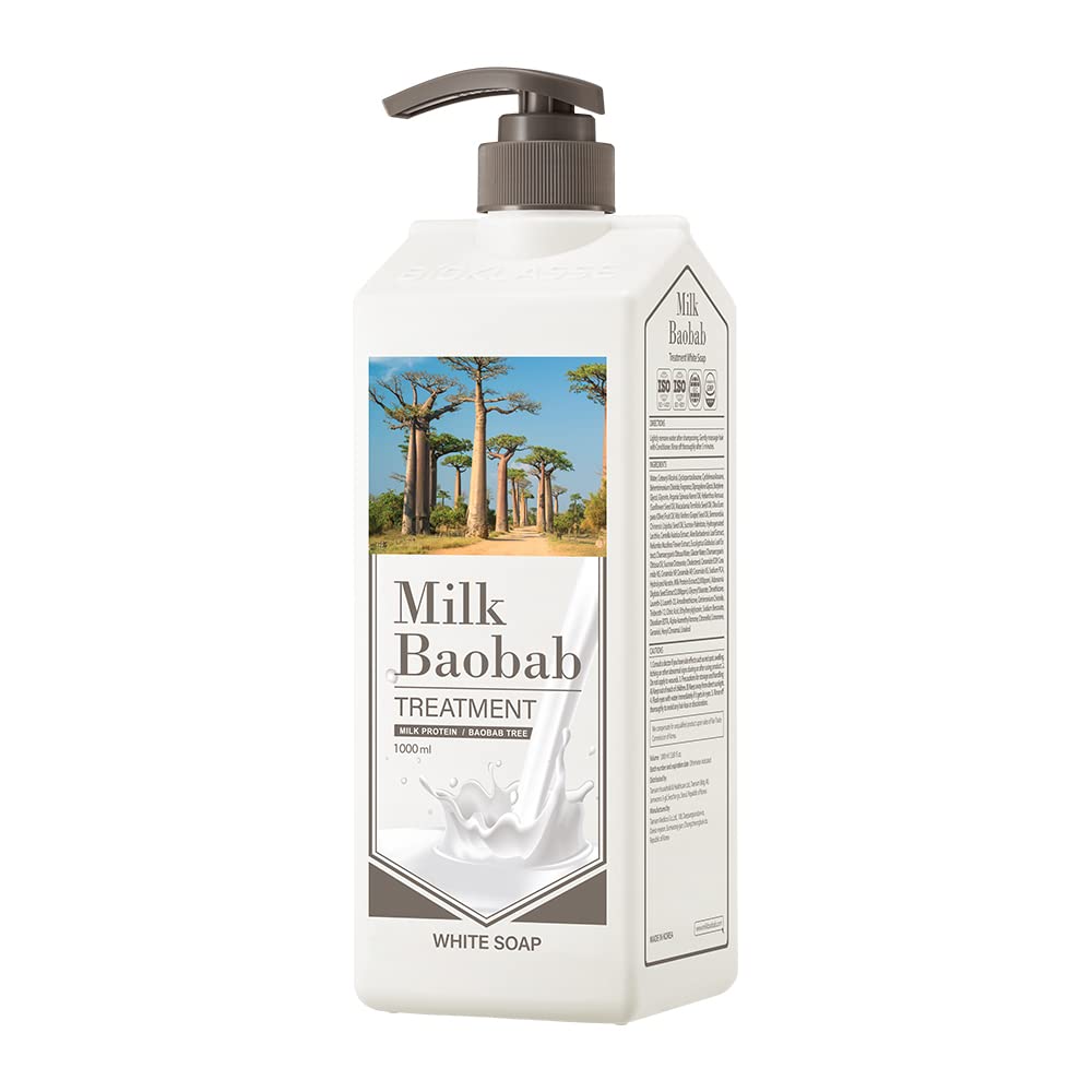 MILK BAOBAB Traitement Capillaire 1000ml pour Cheveux Soyeux