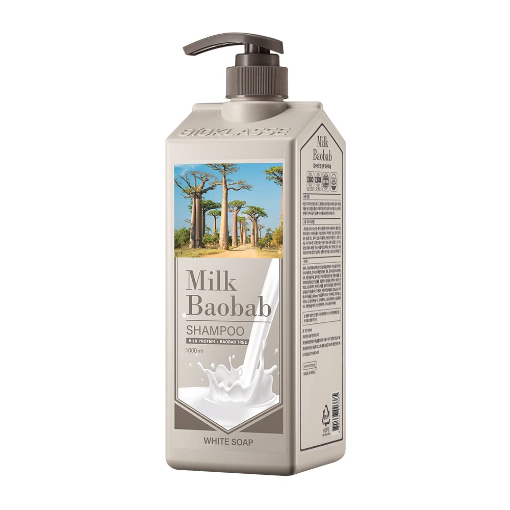 MILK BAOBAB Shampoo Hydratant 1000ml pour Cheveux