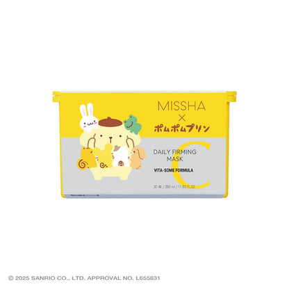 MISSHA Vitamin Sheet Mask Pom Pom Purin Design 30 Sheets