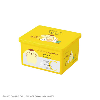 MISSHA Vitamin Sheet Mask Pom Pom Purin Design 30 Sheets