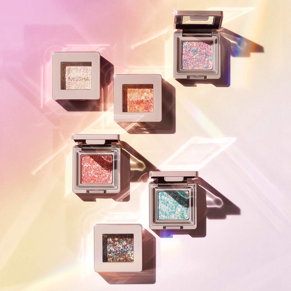 MISSHA Glitter Prism Shadow GGR01 Mint Prism - Vibrant Eye Shadow