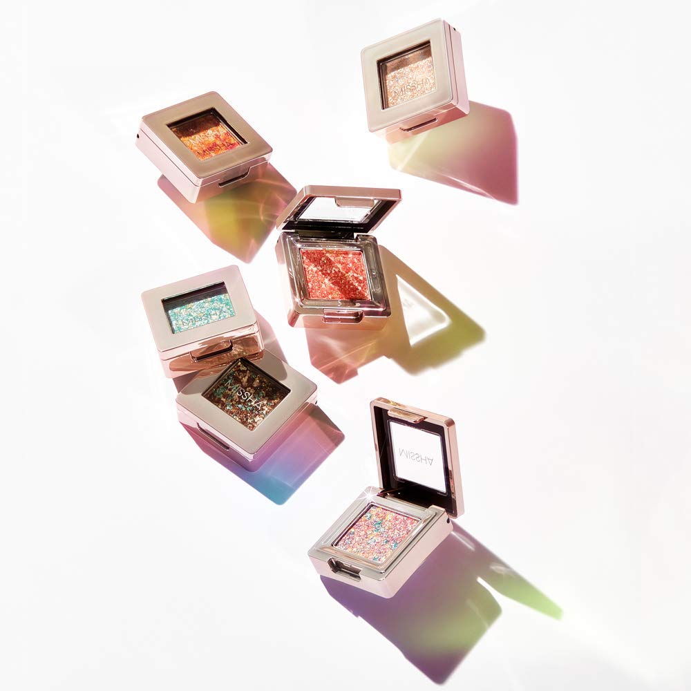 MISSHA Glitter Prism Shadow GGR01 Mint Prism - Vibrant Eye Shadow