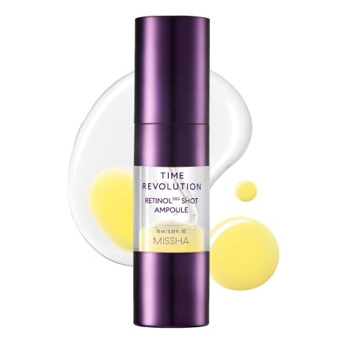 MISSHA Revolution Time Retinol 500 Shot Serum 10mL for Japanese Skincare