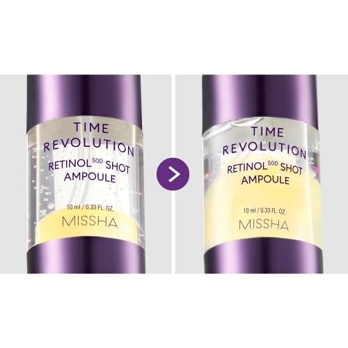 MISSHA Revolution Time Retinol 500 Shot Serum 10mL for Japanese Skincare