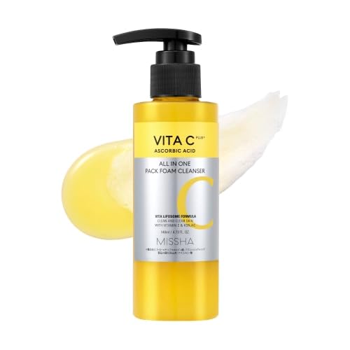 MISSHA Vita Sheep Plus Bubble Mask Cleanser 140ml for Japanese Skincare