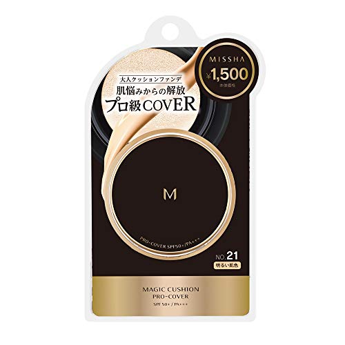 MISSHA M Cushion Foundation Pro Cover No.21 Bright Skin 15g