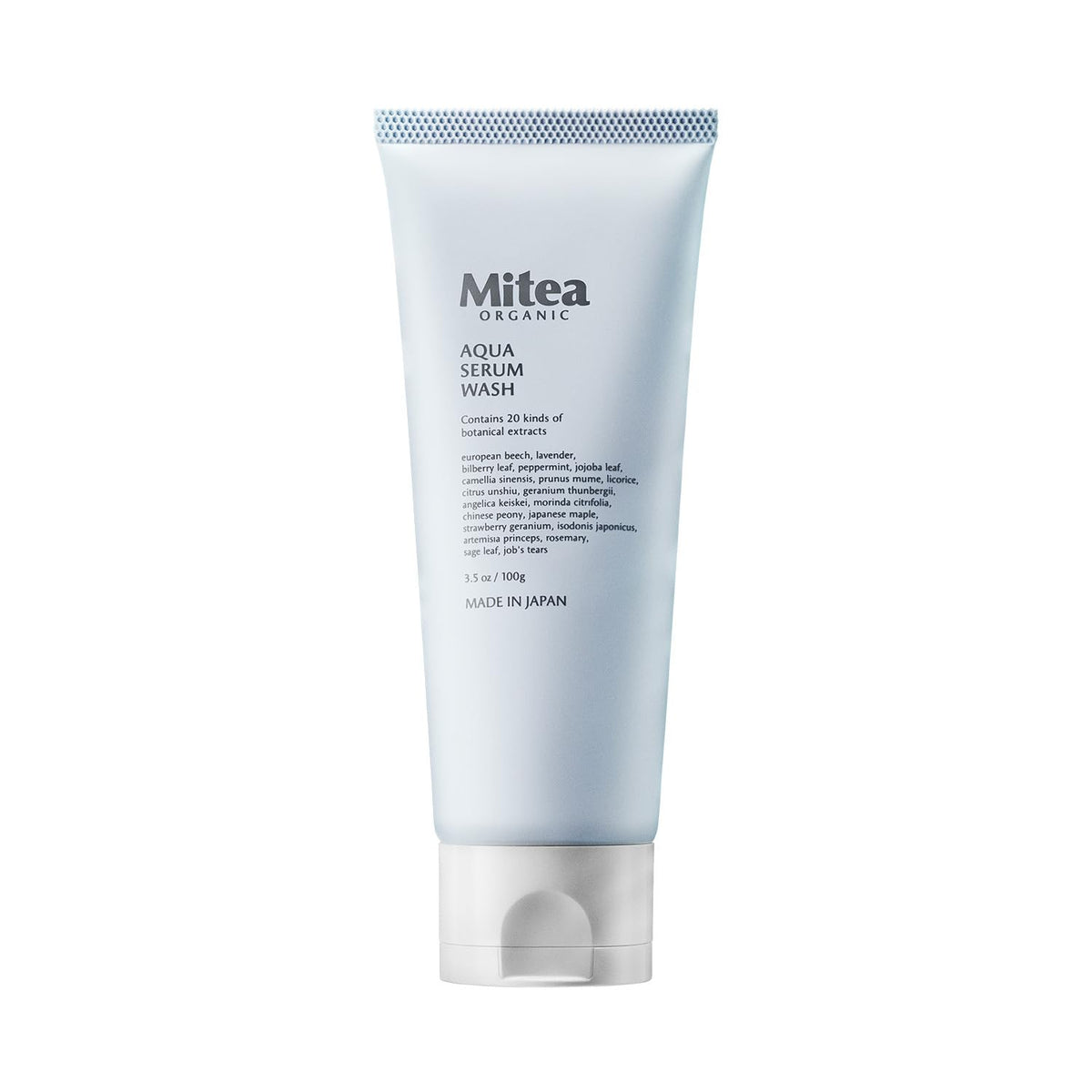 Mitea ORGANIC Aqua Serum Wash 100g for Japanese Skincare