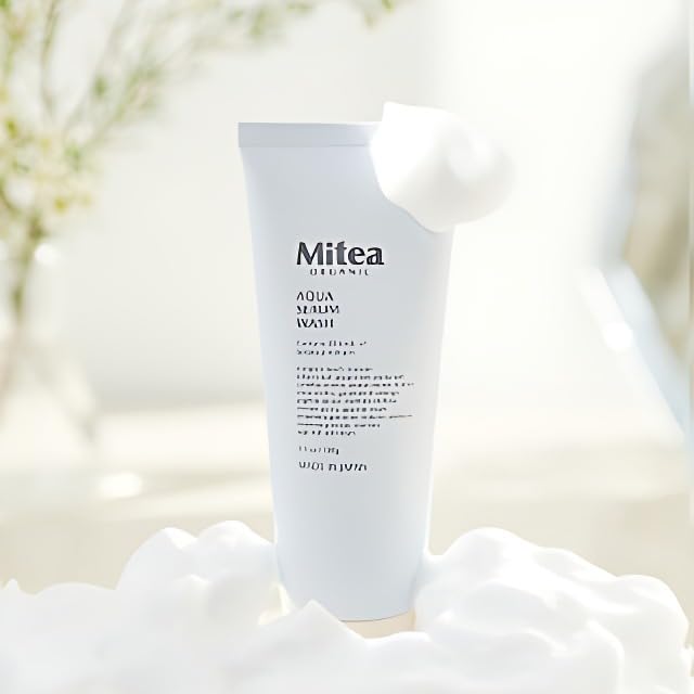 Mitea ORGANIC Aqua Serum Wash 100g for Japanese Skincare