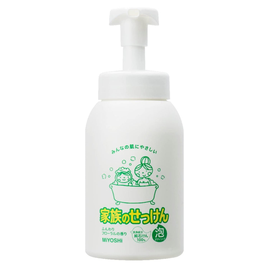 MIYOSHI Savon Moussant pour le Corps 600ml