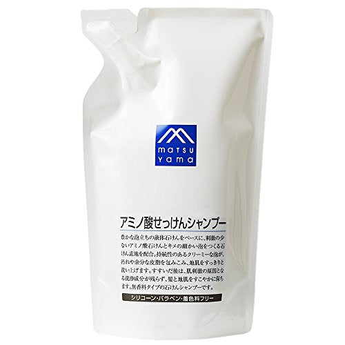 M-mark Amino Acid Soap Shampoo Refill 550ml Gentle Cleansing Formula
