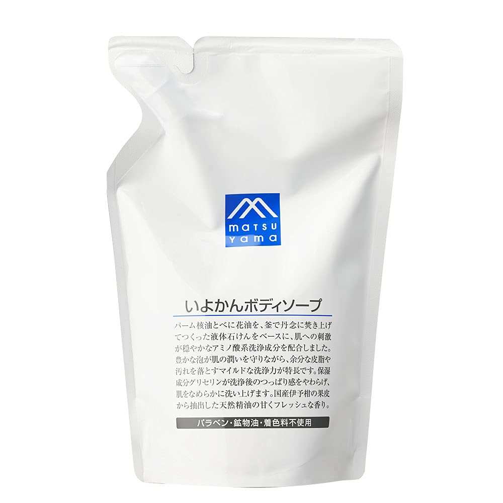 M-mark Iyokan Body Soap Refill 500ml with Naturally Derived Ingredients