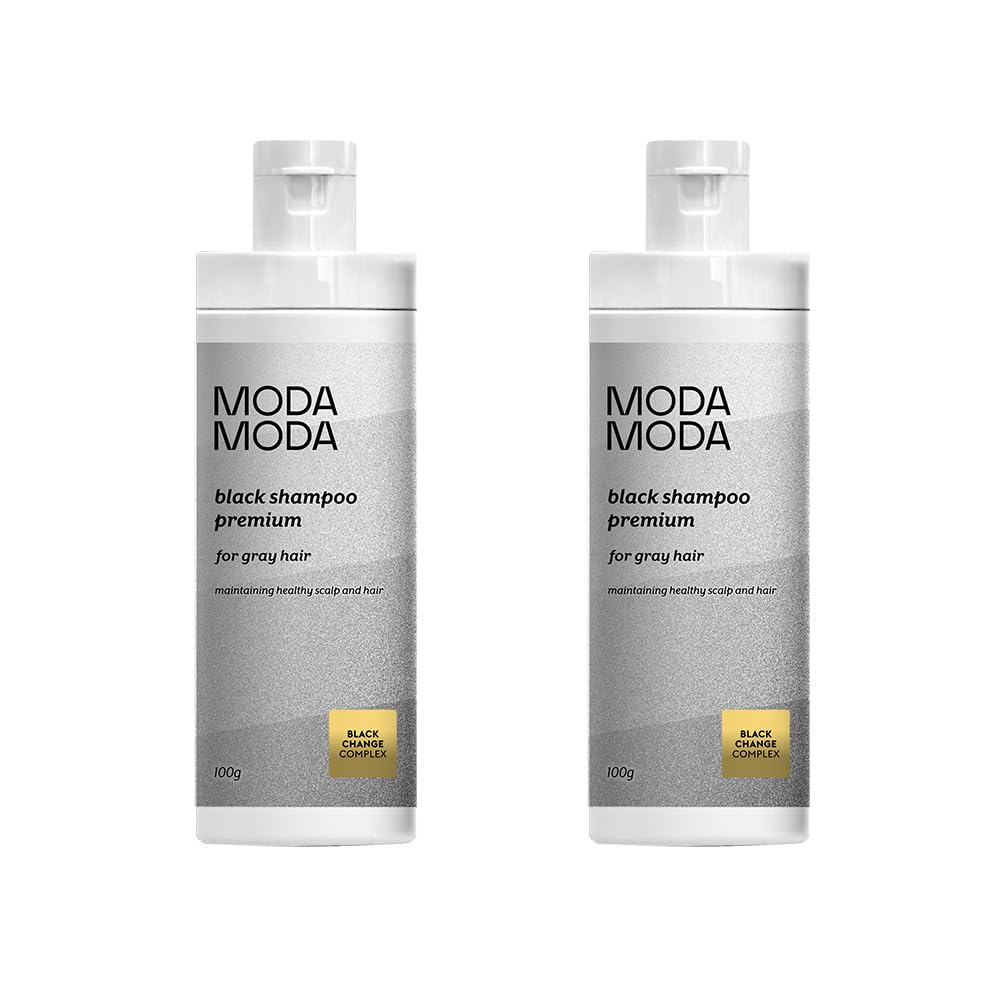 MODAMODA Black Shampoo Premium Set for Hair Care 100g x2