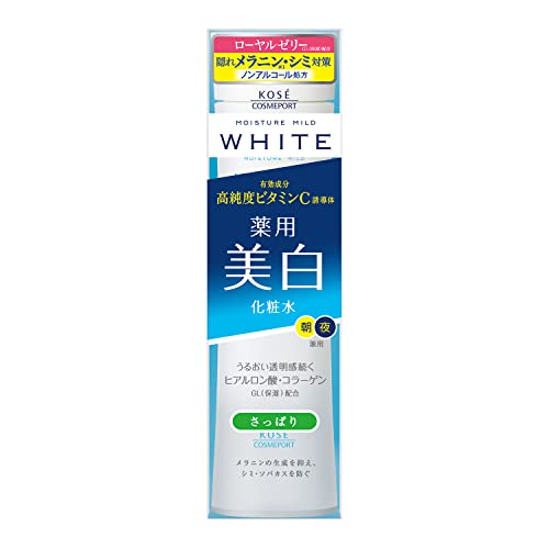 Moisture Mild White Lotion L Refreshing 180ml with Vitamin C and Hyaluronic Acid