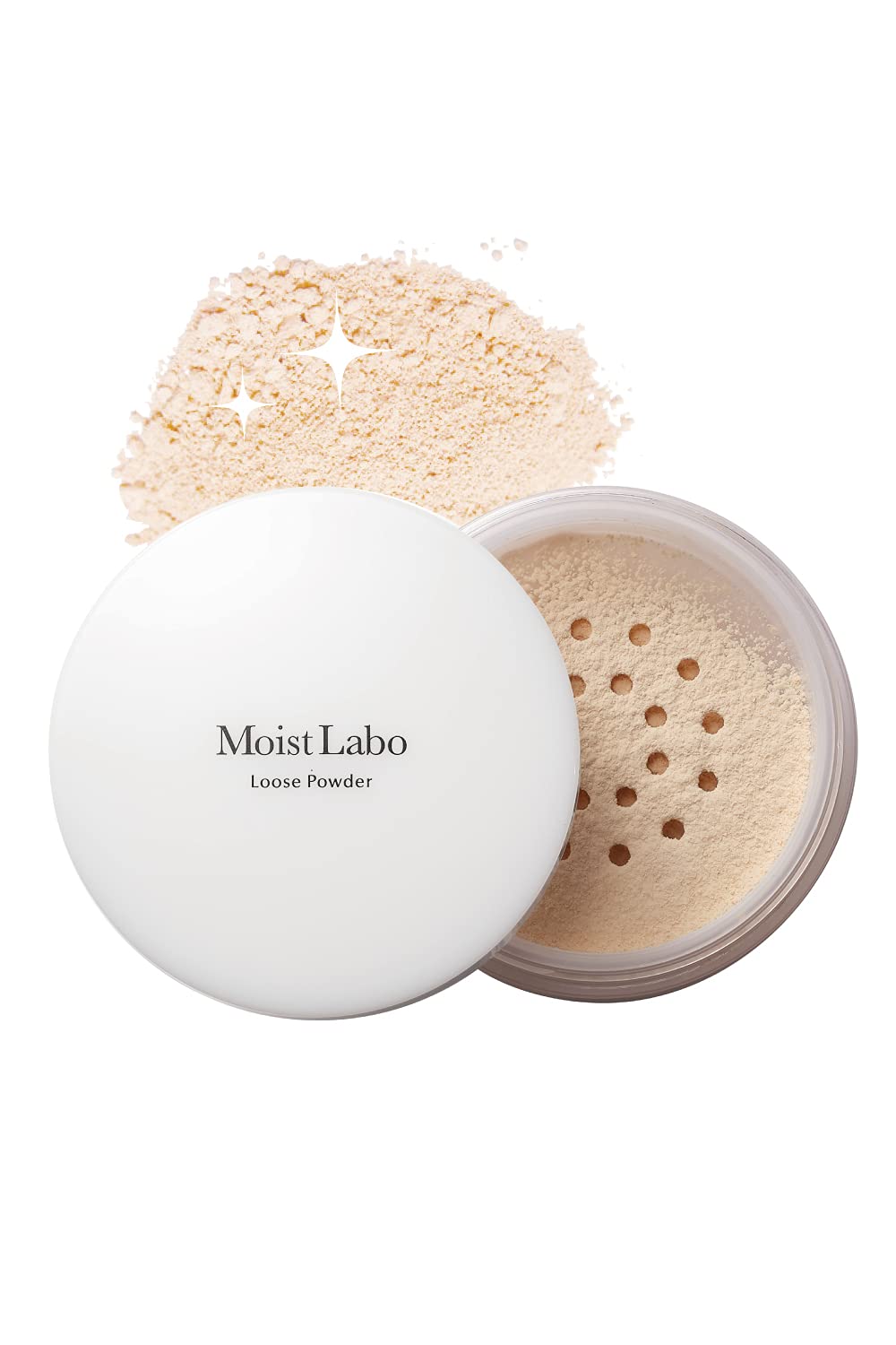 Moist Labo Loose Powder with Transparent Pearl Finish 1 Piece