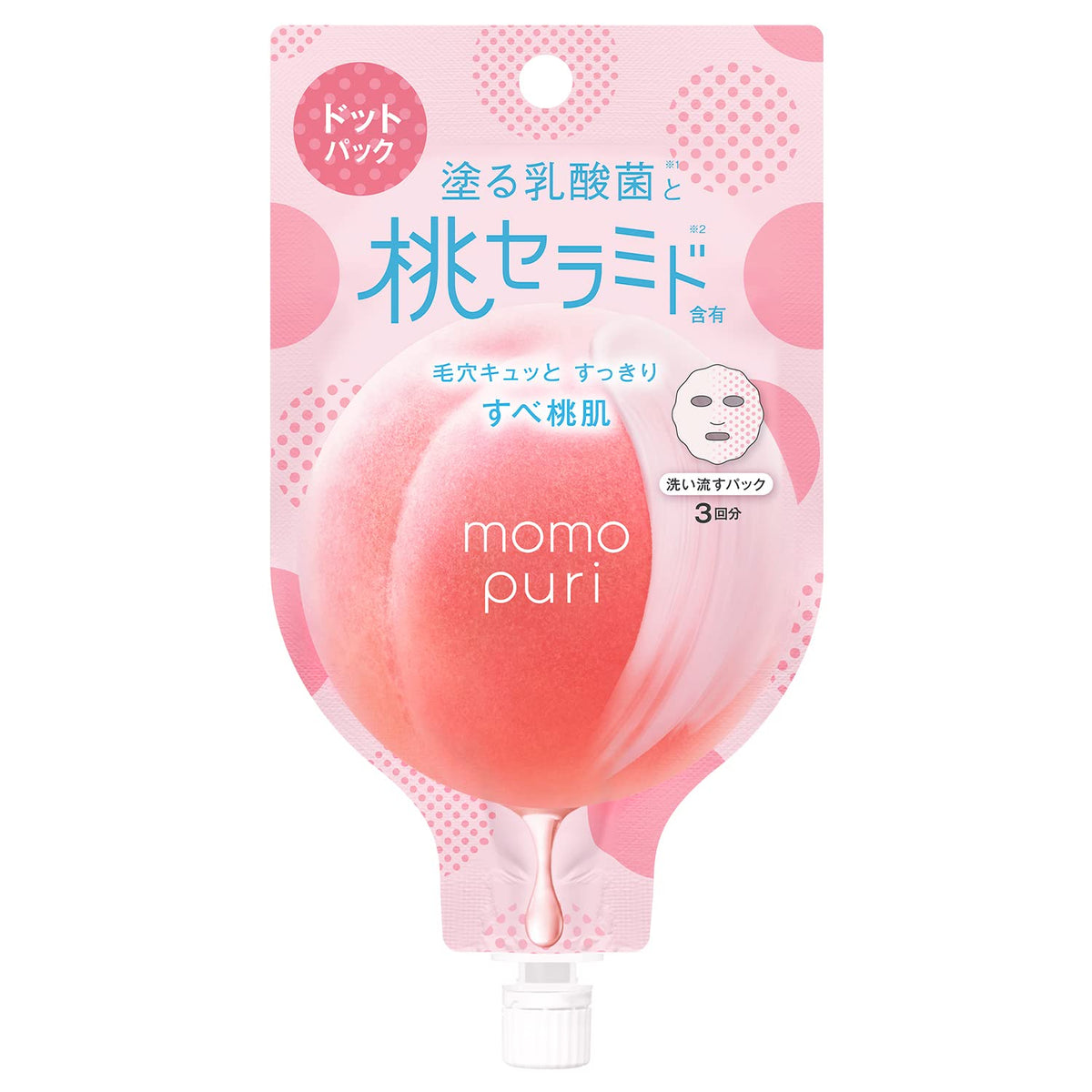 MOMOPURI Fresh Dot Pack 12g for Smooth Radiant Skin