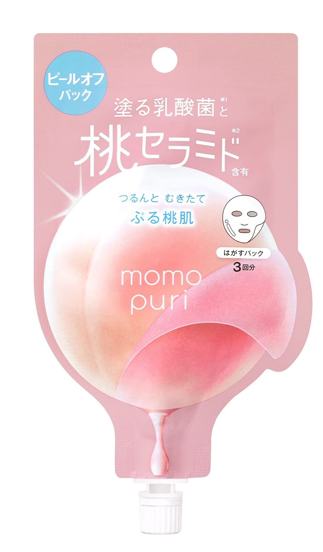 MomoPuri Fresh Peel Off Pack Face Mask 20ml for Smooth Skin