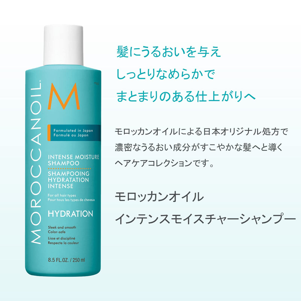 Moroccanoil Intense Moisture Shampoo 250ml for Japanese Hair Care