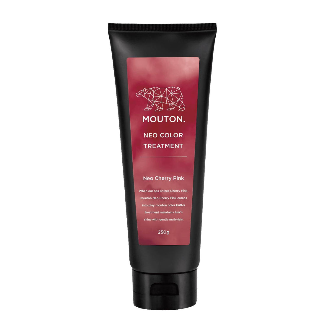 MOUTON Cherry Pink Color Treatment 250g for Vibrant Hair Care