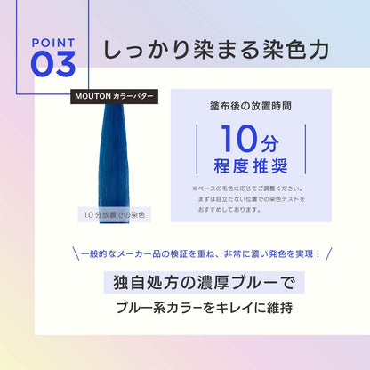 MOUTON Neo Color Butter Royal Blue Hair Treatment 250g