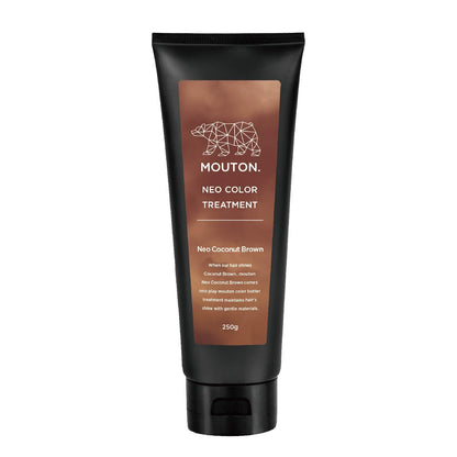 MOUTON Coconut Brown Color Treatment 250g for Japanese Hair Care