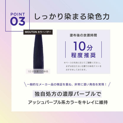 MOUTON Neo Color Butter Ash Purple Hair Treatment 250g
