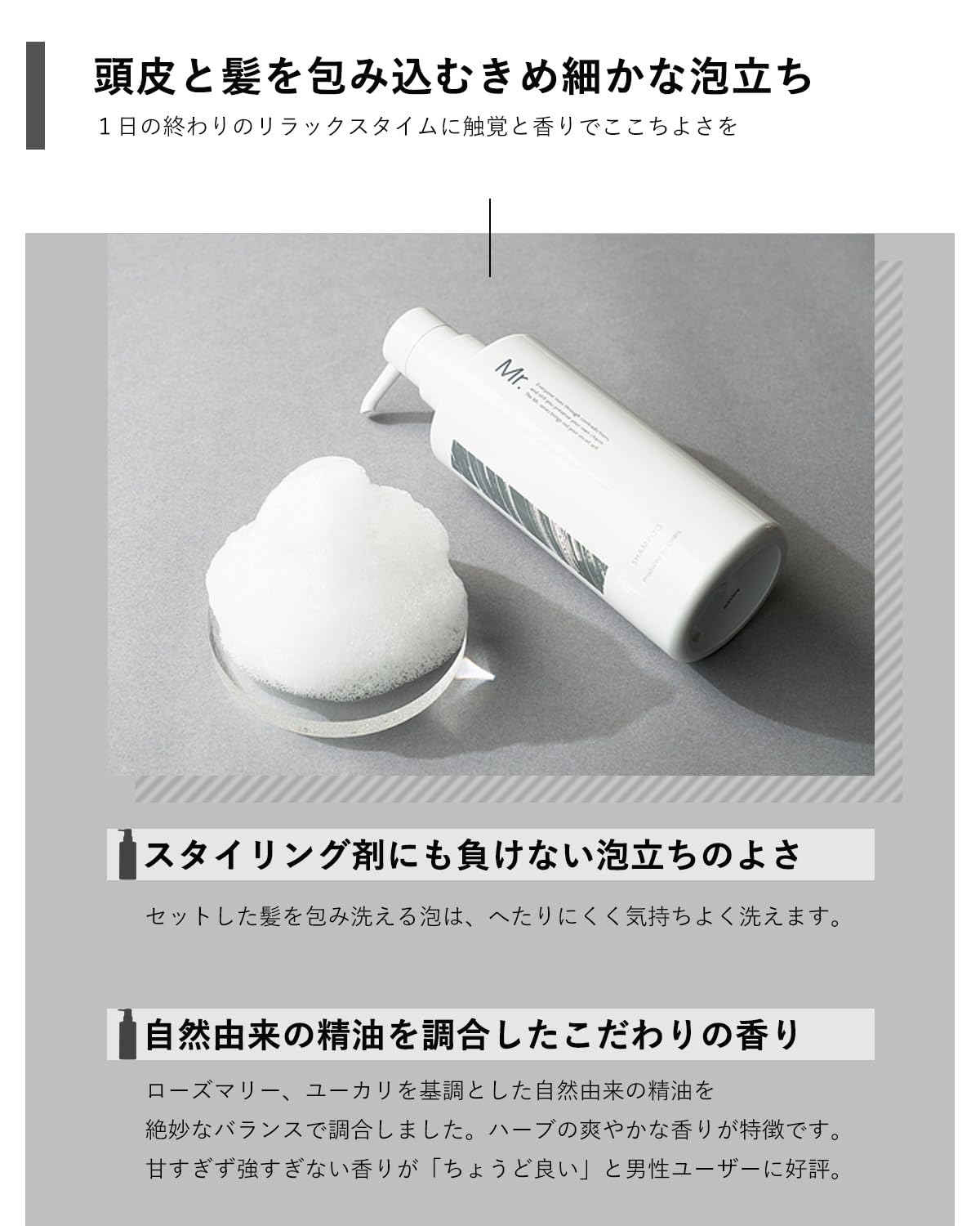 Mr. Conditioner Refill Set with Shampoo Sample for Men