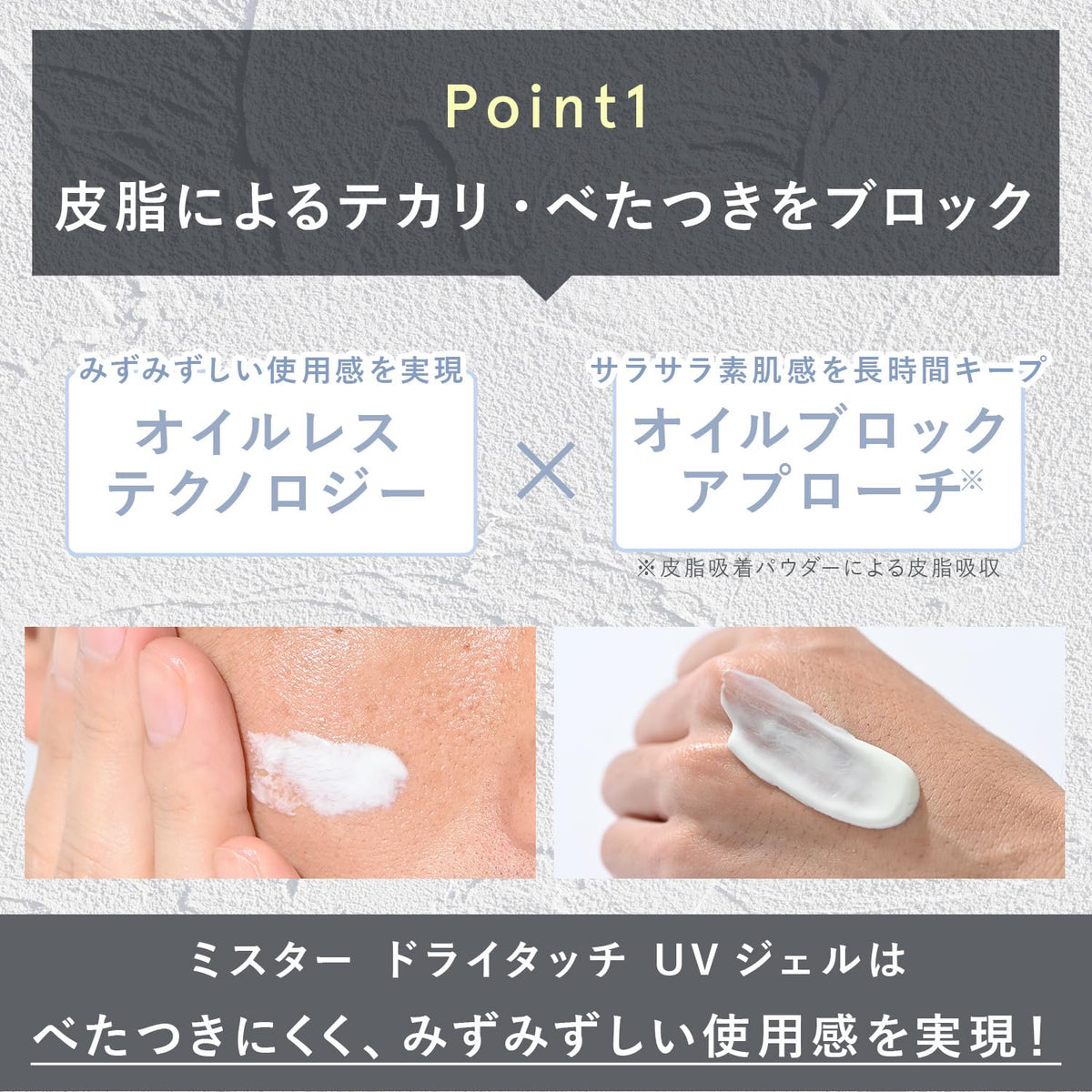 Mr. ORBIS Gel Solaire Dry Touch 60g pour Hommes