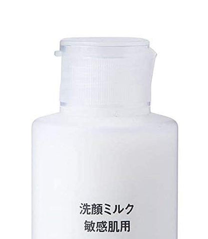 MUJI Cleansing Milk for Sensitive Skin 150ml Fragrance-Free Gentle Cleanser