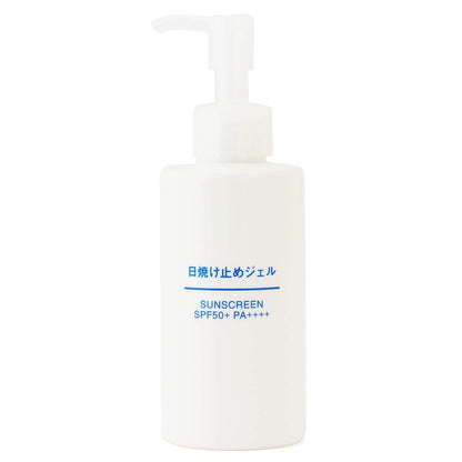 MUJI Sunscreen Gel SPF50+ Waterproof Formula 150ml