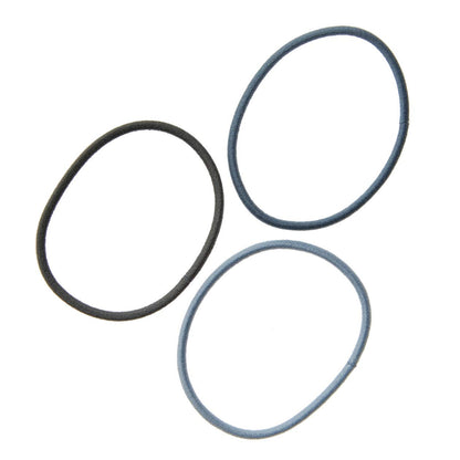 MUJI Hair Rubber Ring Assortment Convenient Hair Ties in Gray