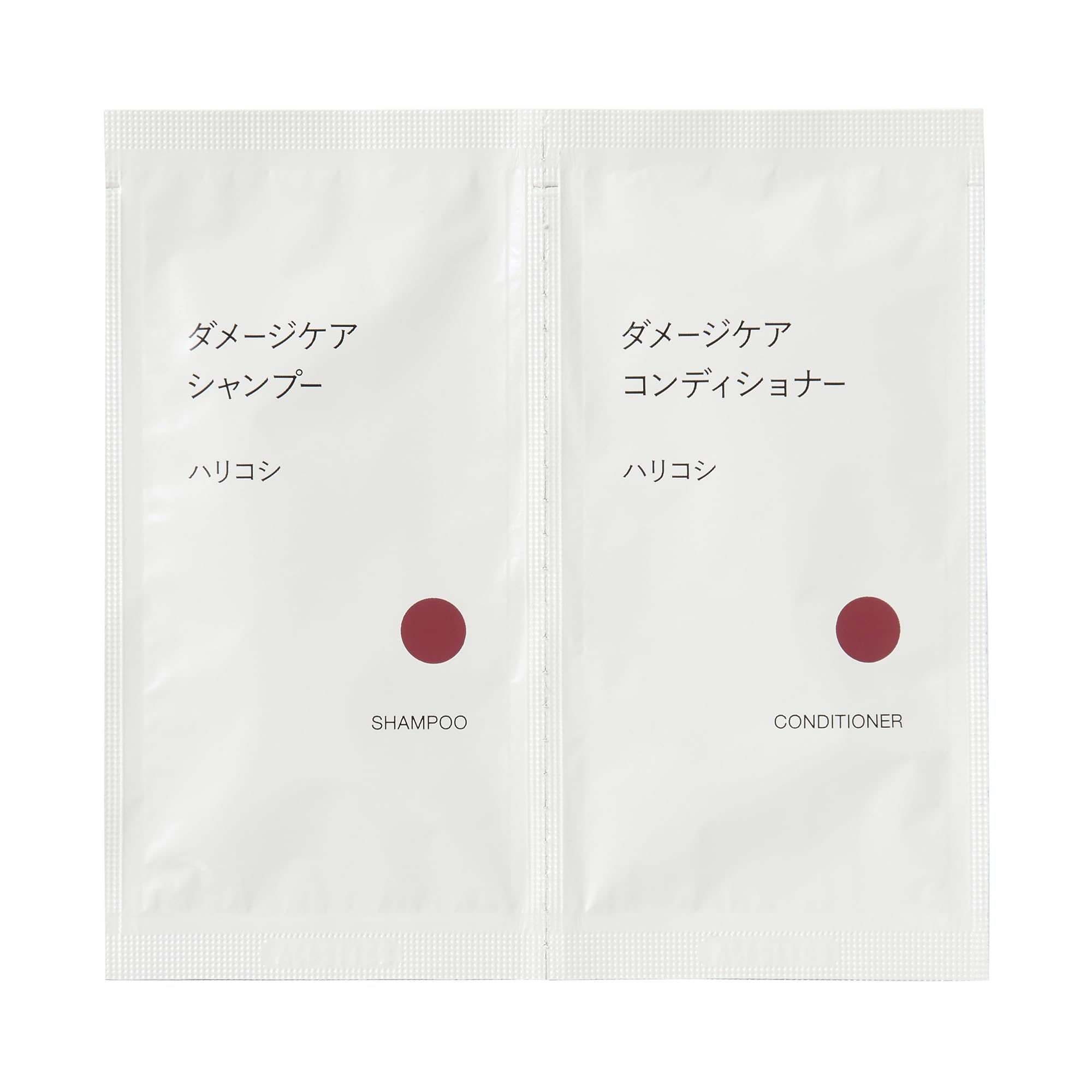 MUJI Damage Care Shampoo and Conditioner Set for Volume and Thickness 10mL/10g