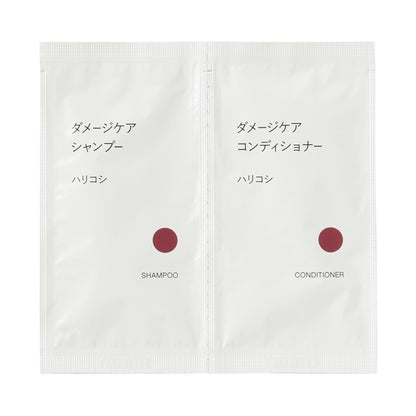 MUJI Damage Care Shampoo and Conditioner Set for Volume and Thickness 10mL/10g