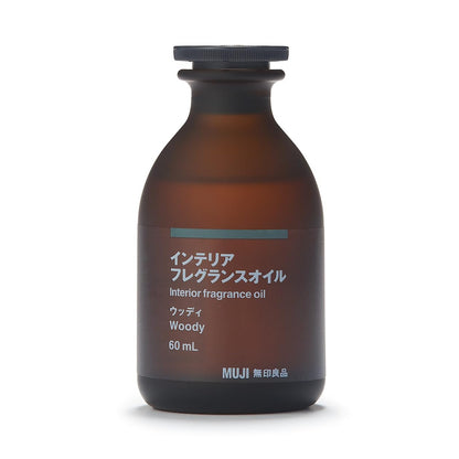 MUJI Interior Fragrance Oil 60mL Woody Scent for Home Use