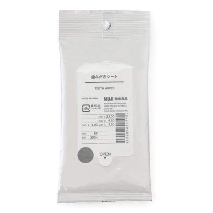 MUJI Tooth Cleaning Sheets Convenient Oral Care Anytime