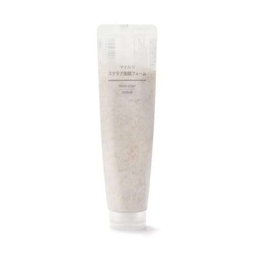 MUJI Mild Scrub Facial Cleanser 100g Fragrance-Free Gentle Exfoliation