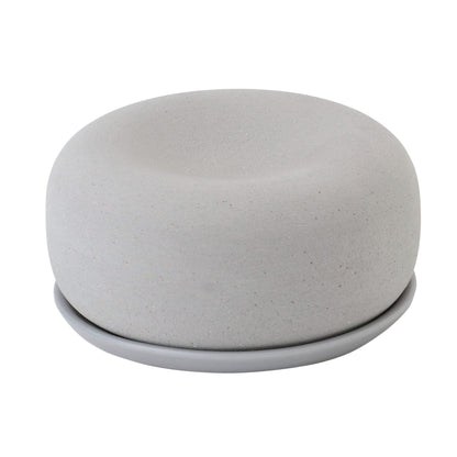 Muji Aroma Stone with Plate - Gray, Diameter 65×30mm, 02868291