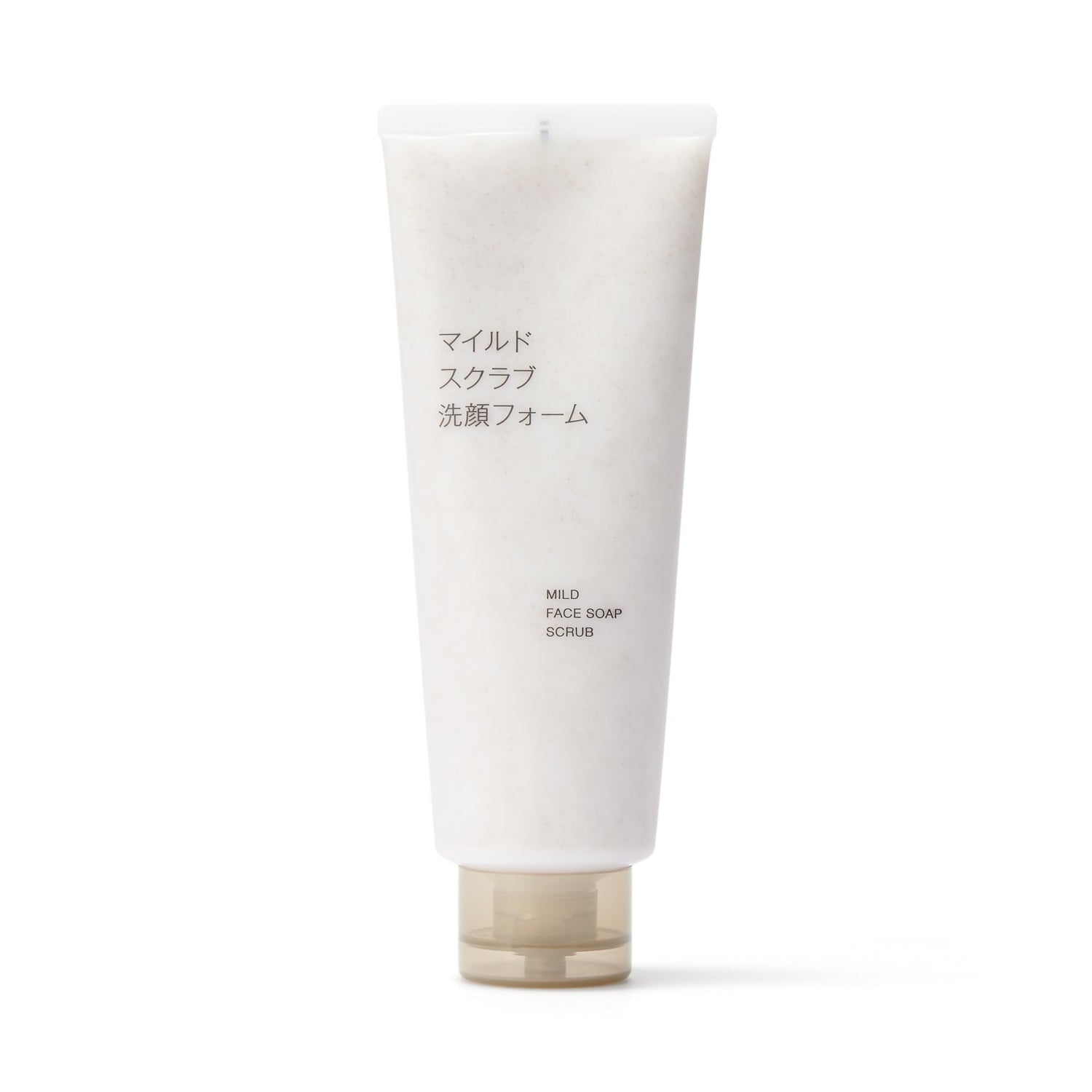 MUJI Mild Scrub Facial Foam 220g for Gentle Cleansing