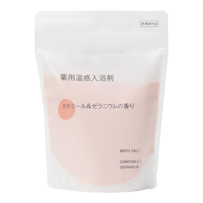 MUJI Chamomile and Geranium Scented Bath Soak 360g