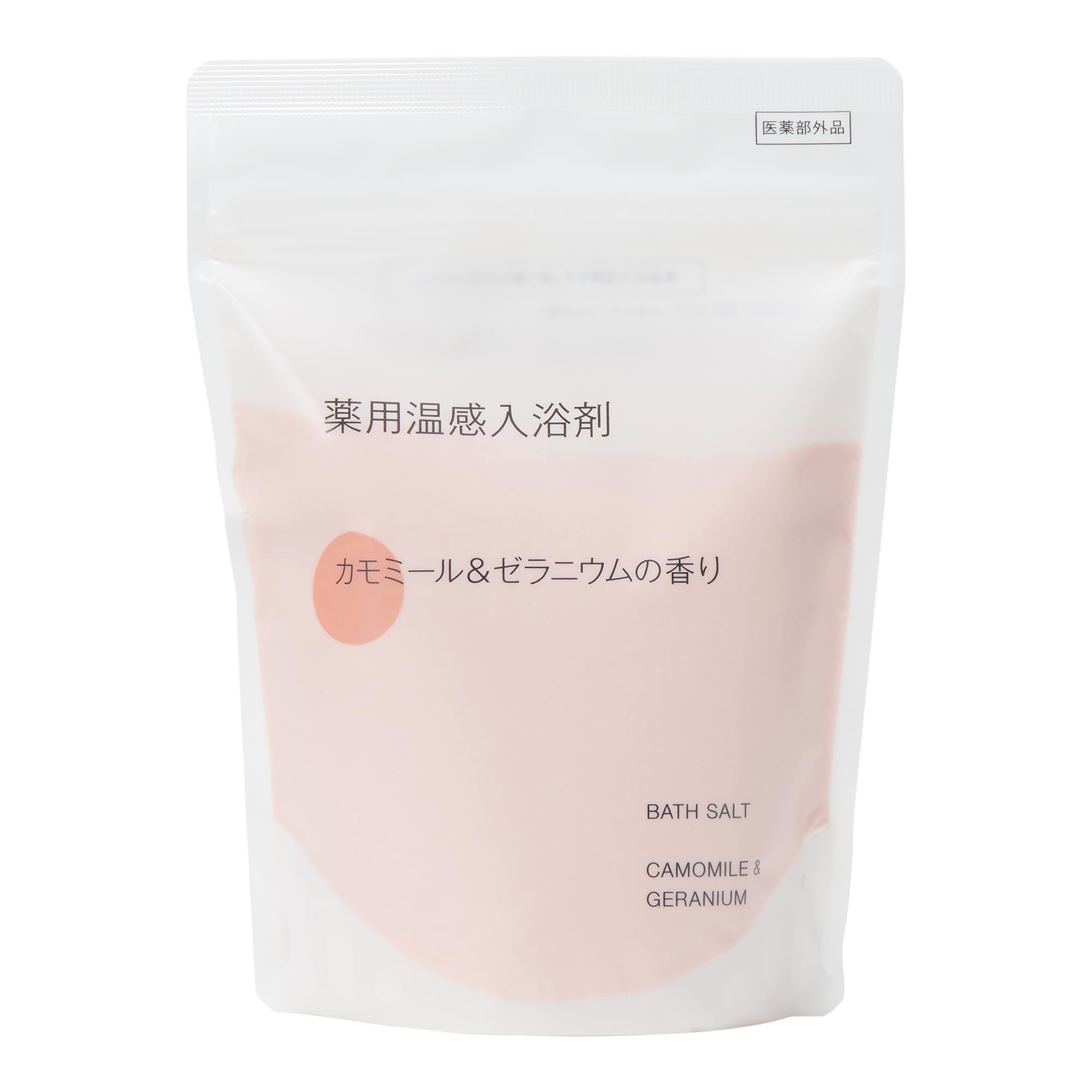 MUJI Chamomile and Geranium Scented Bath Soak 360g
