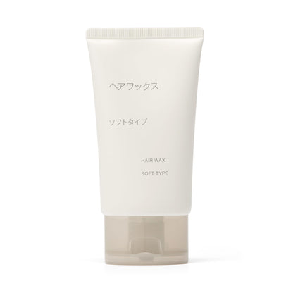MUJI Hair Wax Soft Type 60g for Flexible Hold and Natural Finish