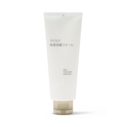MUJI Mild Moisturizing Cleansing Foam 220g for Japanese Skincare