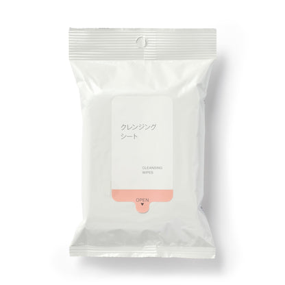 MUJI Cleansing Sheets 12 Sheets for Gentle Makeup Removal